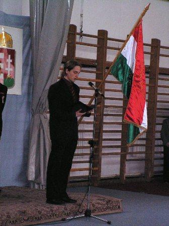 Március 15-i megemlékezés a tagintézményben